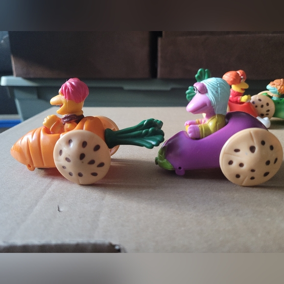Vintage McDonald’s Fraggle Rock Toys 1988 Complete Set Of 4 Cars Muppets - Picture 3 of 5